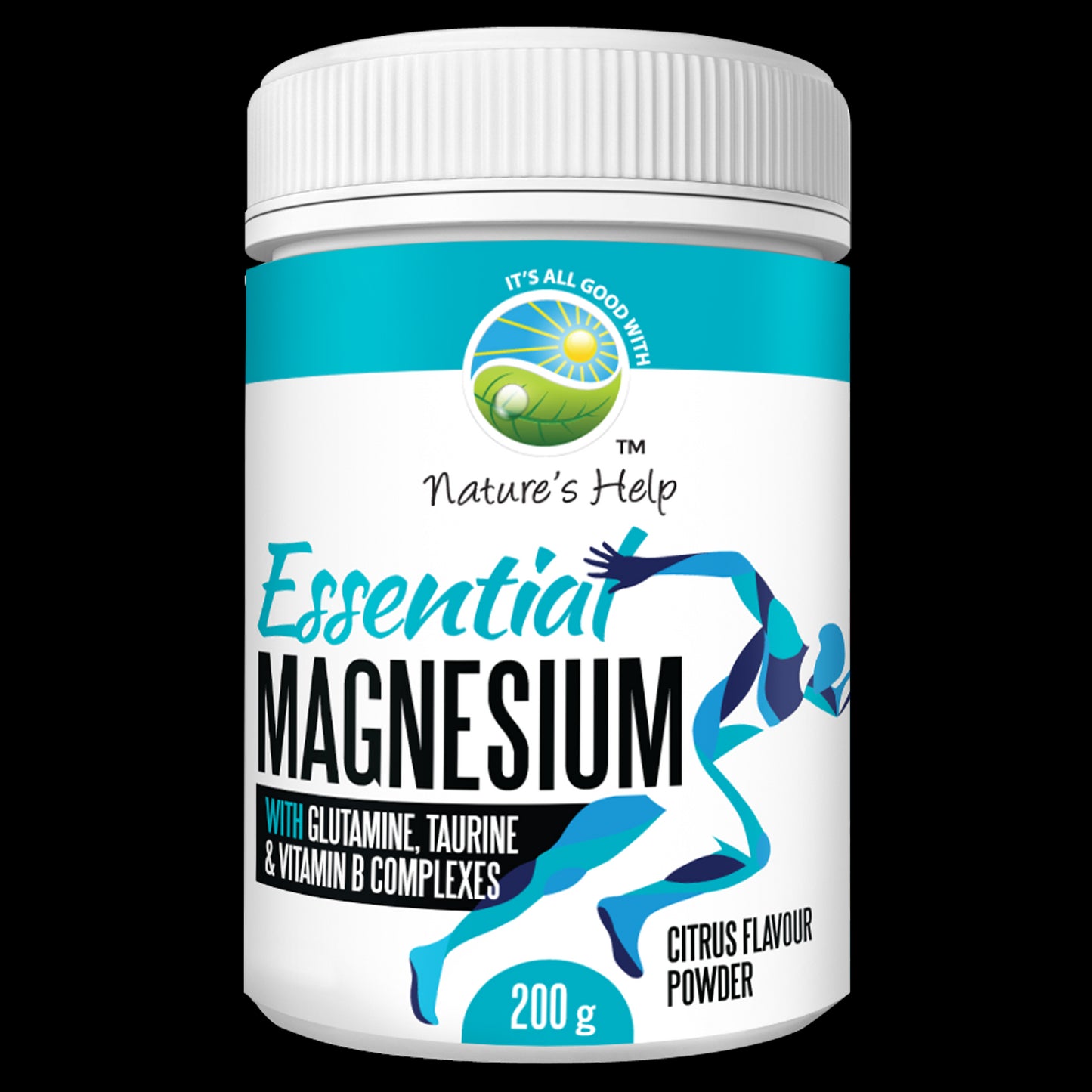ESSENTIAL MAGNESIUM with Vitamin B3 Complex 200g Powder- Boswellia or Ashwagandha
