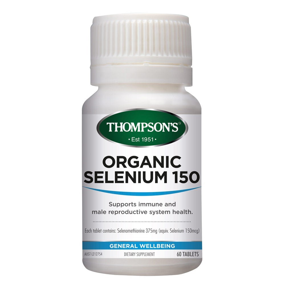 Organic Selenium 150mcg 60 Tablets