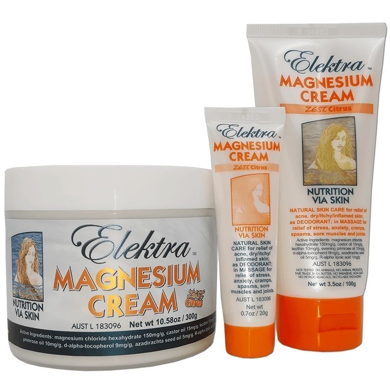 Zest Citrus Magnesium Cream 100g