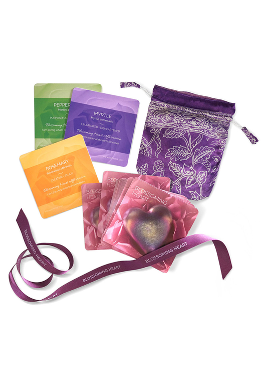 Blossoming Heart Cards by Robbi Zeck - Aromatherapy for Healing & Transformation.