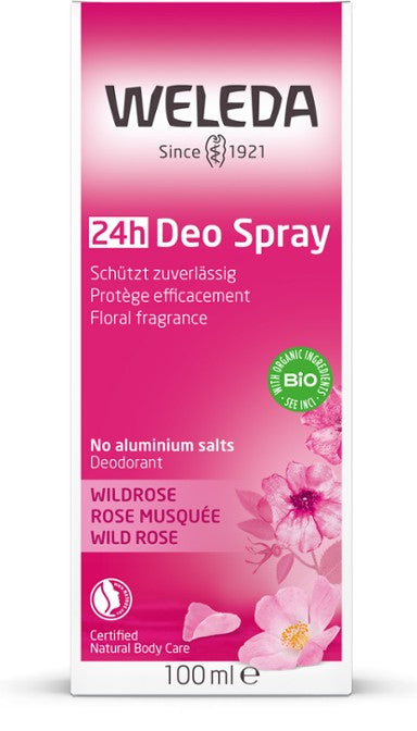 Weleda Deodorant Spray 100ml - Wild Rose