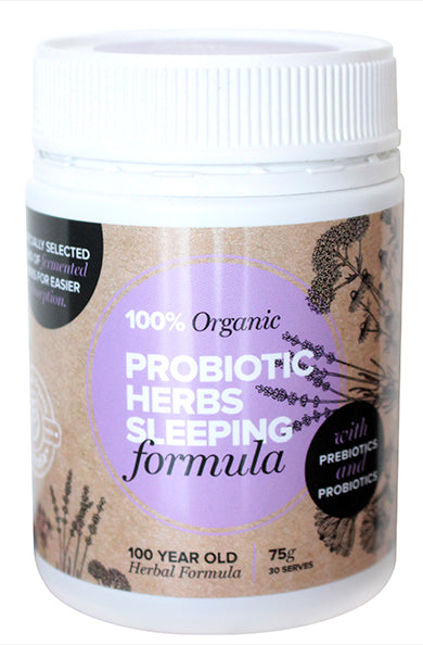 Probiotic Herbs Sleeping Formula 75g [30 Serves] WAS $56.20 ON SPECIAL $25.00