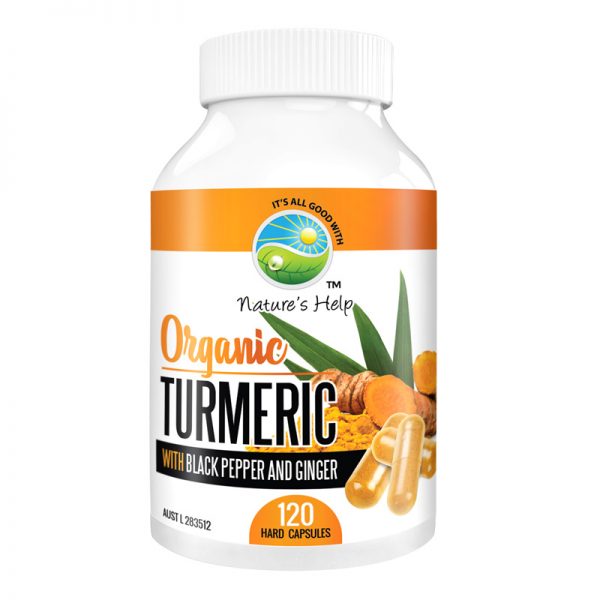 Organic Turmeric Capsules x 120