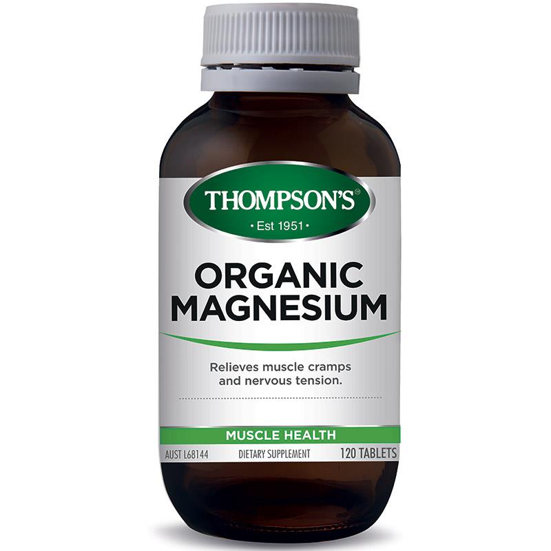 Organic Magnesium 120 Tablets