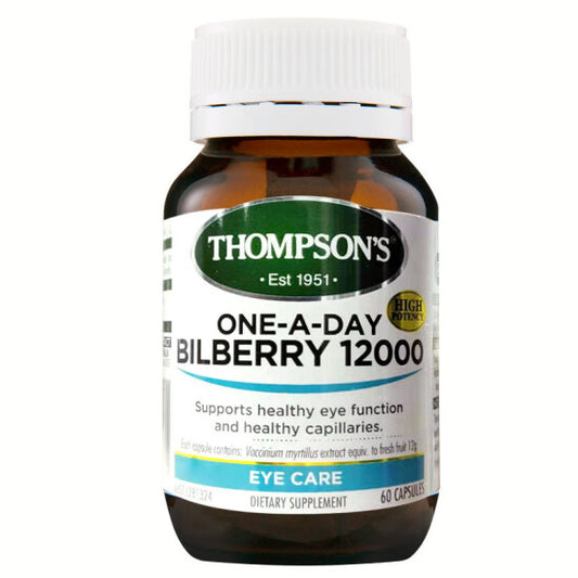 Thompson's Bilberry 12000mg 1 a day capsule