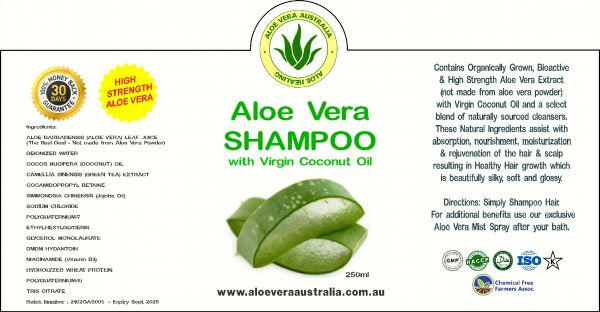 Aloe Vera Shampoo (with Virgin Coconut Oil) 250ml